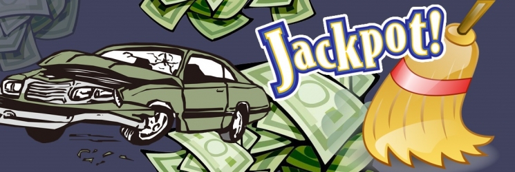 Автомобиль марки «Ford», перевозивший деньги для игровых автоматов, попал в аварию 