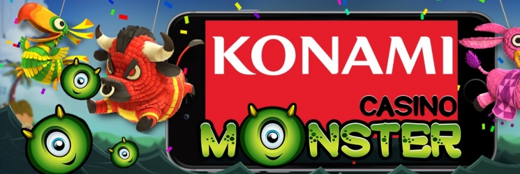 Monster Casino заключил сделку с Konami